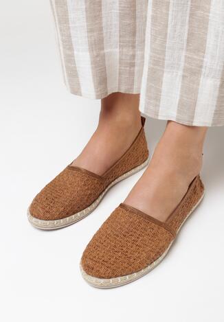 Brązowe Espadryle Adralodia