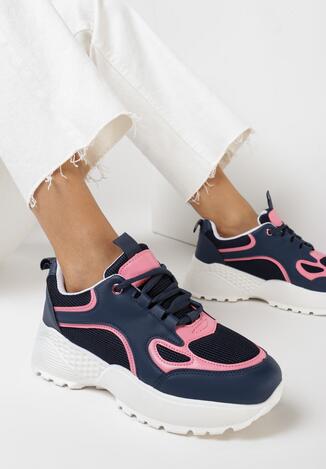 Granatowe Sneakersy Wildcall