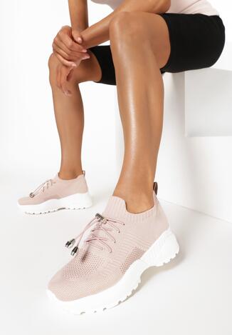 Różowe Sneakersy Amaliteia