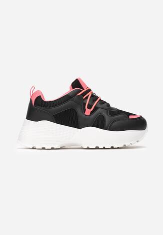 Czarne Sneakersy Acalenia