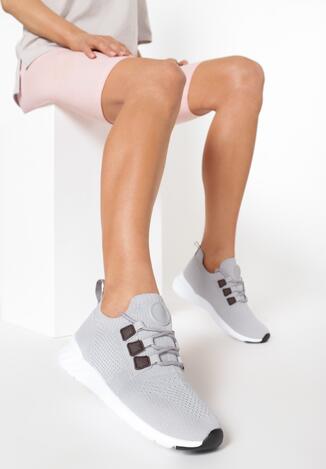 Szare Buty Sportowe Delabelle