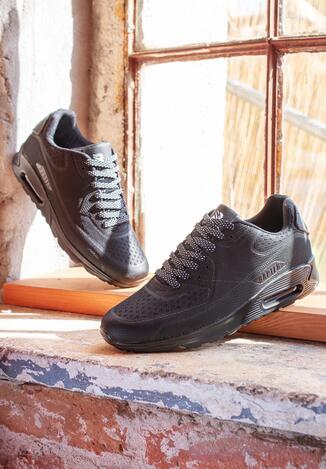 Czarne Buty Sportowe Narilure