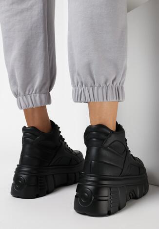 Czarne Sneakersy Coraenia