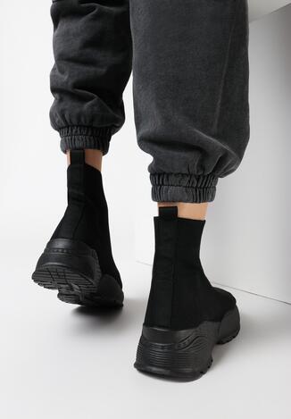 Czarne Sneakersy Dunning