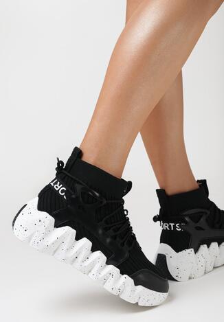 Czarne Sneakersy Andrassa