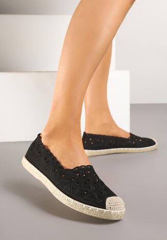 Fekete Espadrilles