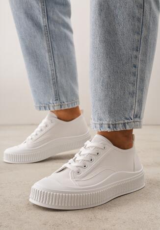 Teniși înalți Albi