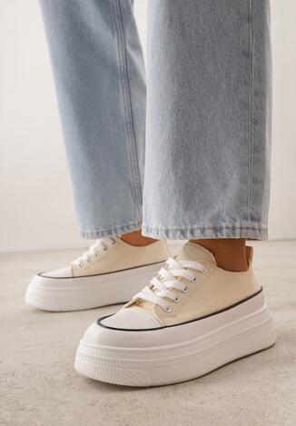 Teniși înalți Bej