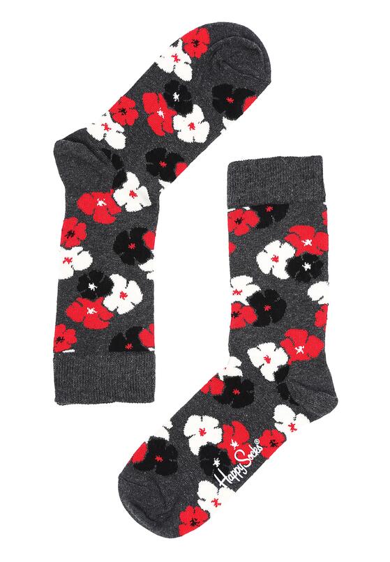 Szare Skarpetki Kimono Happy Socks 1