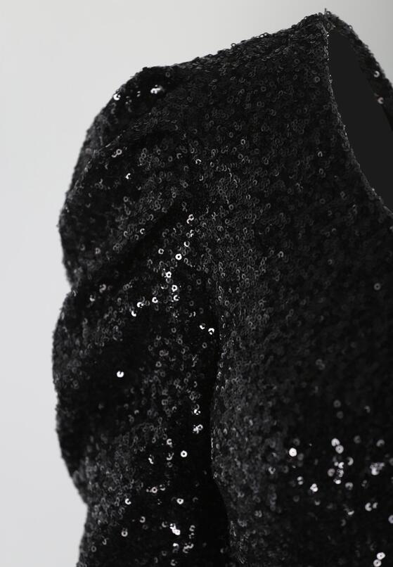 Czarna Sukienka Disco Ball 7