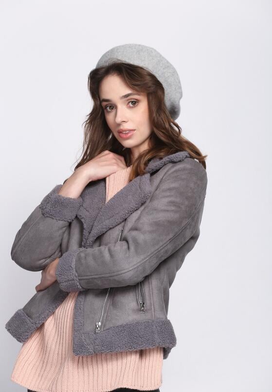 Jasnoszary Beret Statement 1