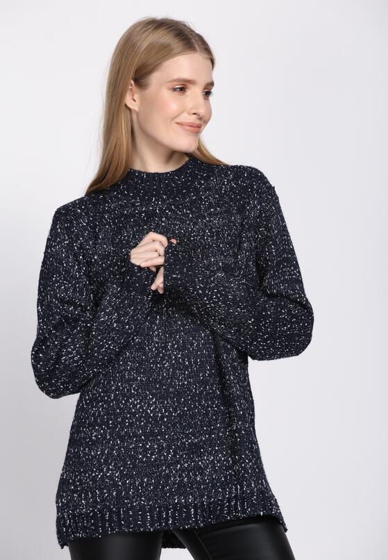 Granatowy Sweter Stand 5