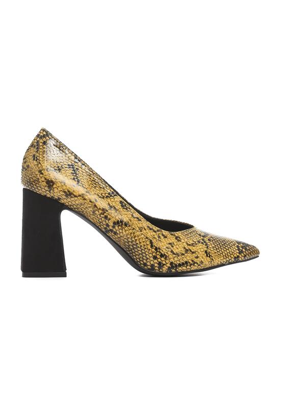Pantofi cu toc Galbeni 3