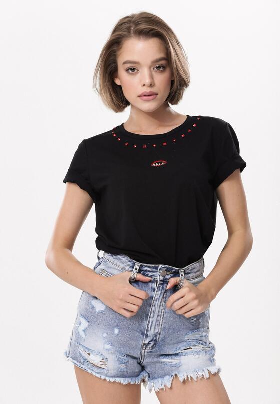 Czarny T-shirt Delusive 1