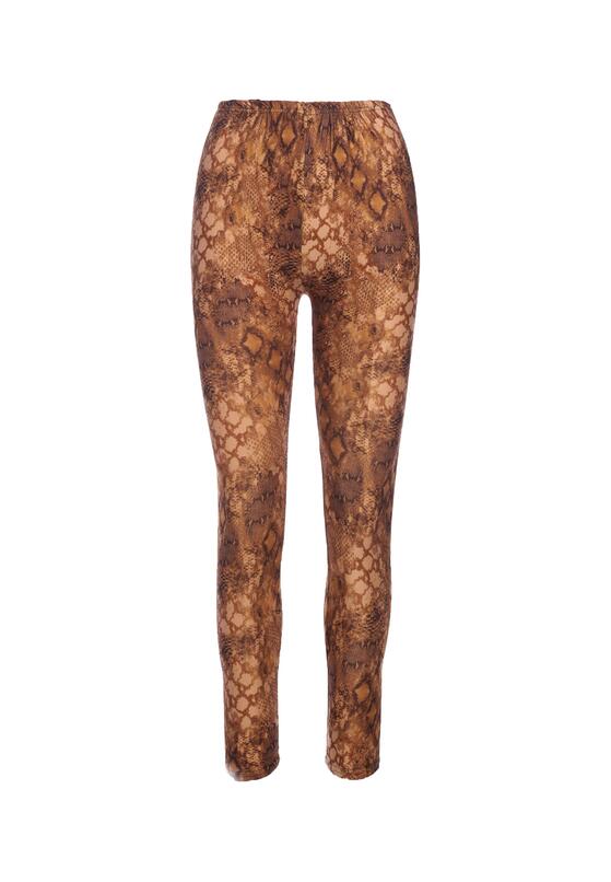 Camelowe Legginsy Total Look 5