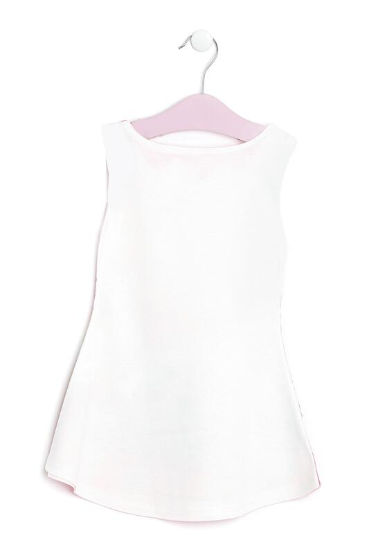 Różowa Sukienka Faux 2