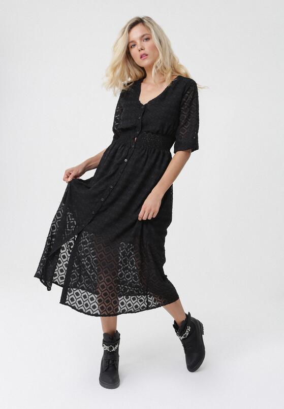 Czarna Sukienka Go Together 1
