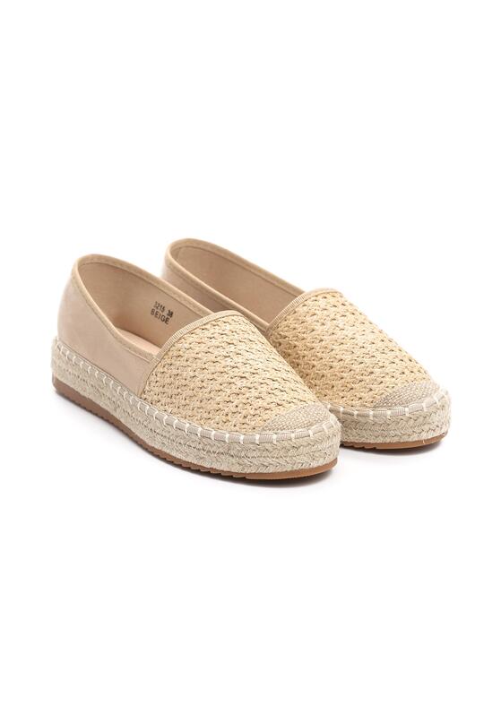 Beżowe Espadryle Surrealist 5