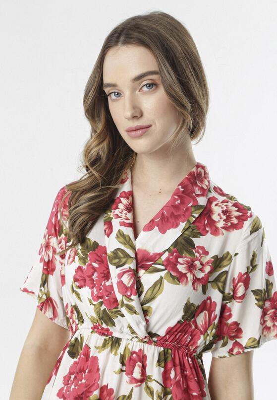 Biała Sukienka Floral Joy 4
