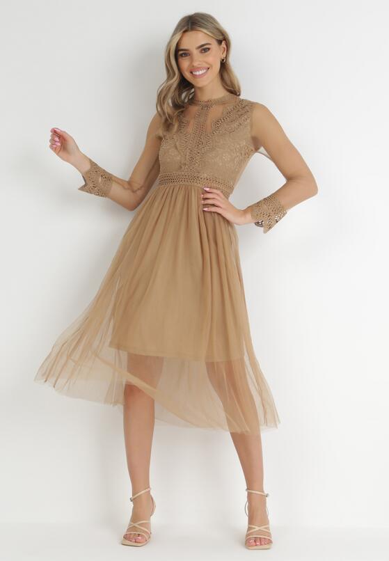 Rochie Bej închis 2