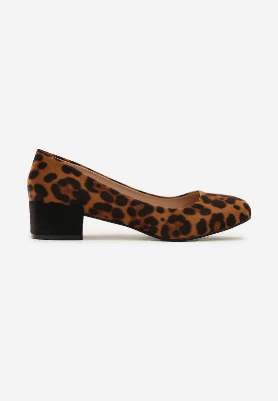 Pantofi cu toc Print leopard 3