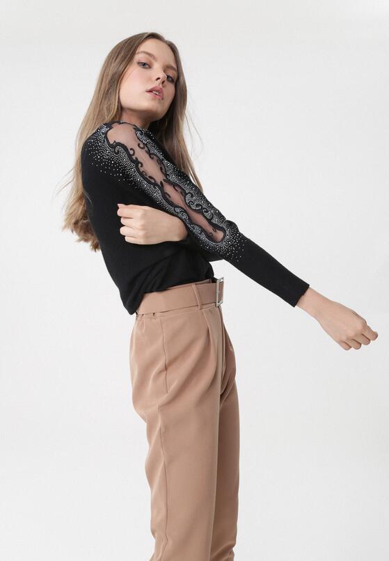Czarny Sweter Octavia 4