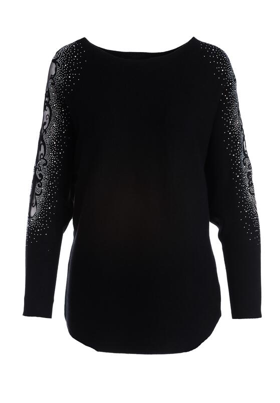 Czarny Sweter Octavia 5