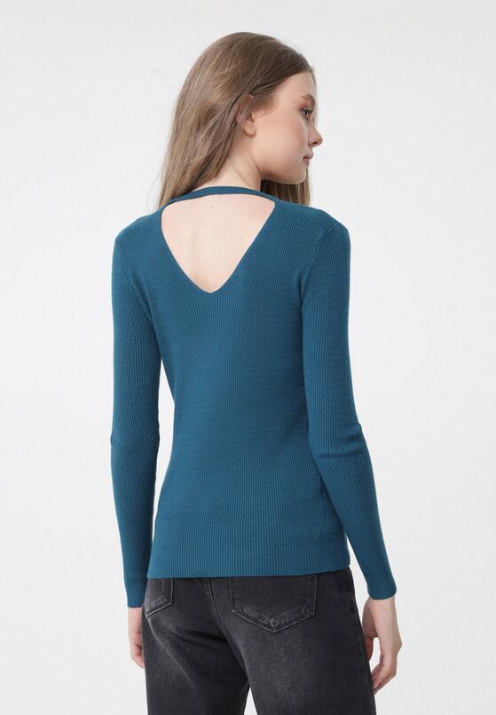 Ciemnoniebieski Sweter Charleigh 3