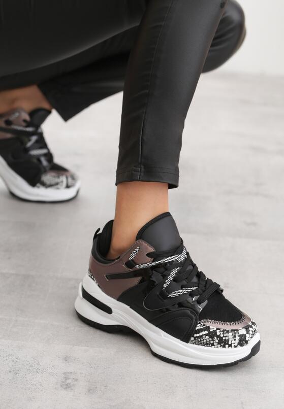 Czarne Sneakersy Aleena 1