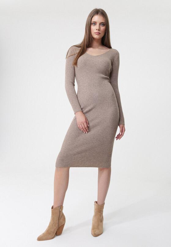 Khaki Sukienka Roselyn 1