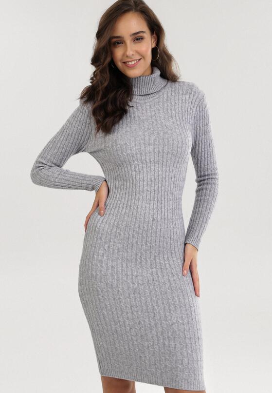 Szara Sukienka Myah 1