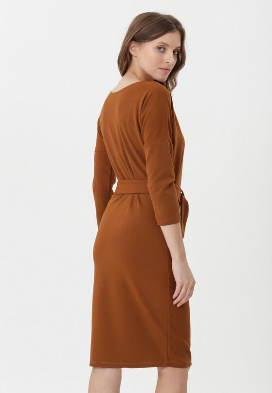 Camelowa Sukienka Gwen 3