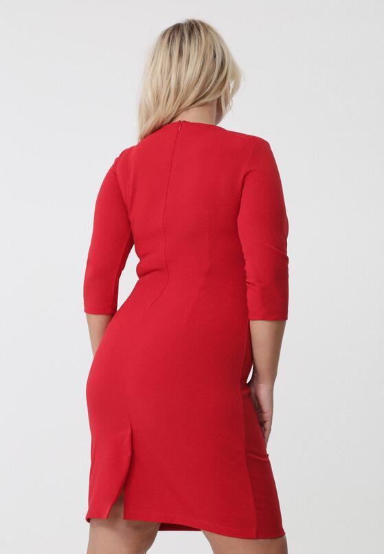 Czerwona Sukienka Leandra 3