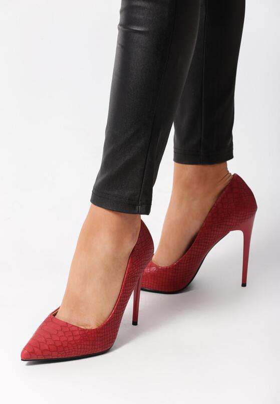 Pantofi stiletto Roșii 2
