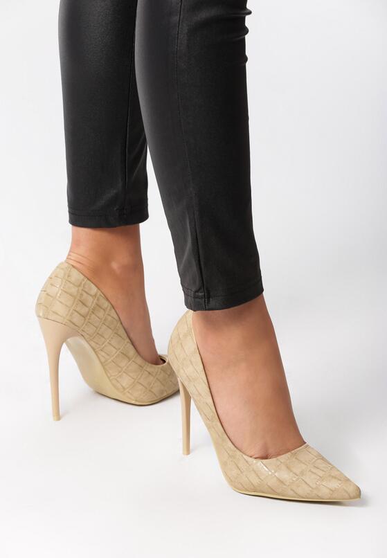 Pantofi stiletto Bej 1