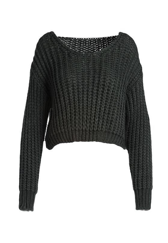 Pulover Verde închis 5