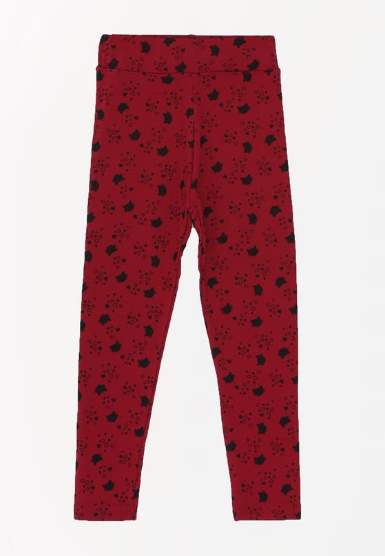 Bordowe Legginsy Sadliers 1
