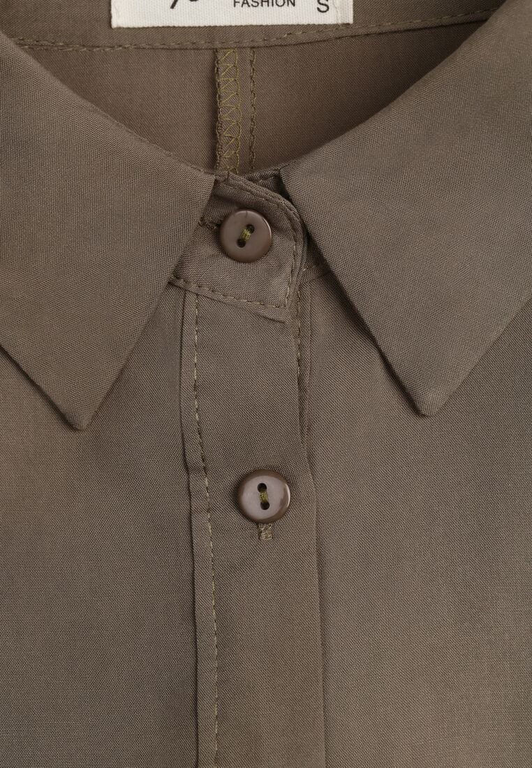 Ciemnozielona Sukienka Controllable 8