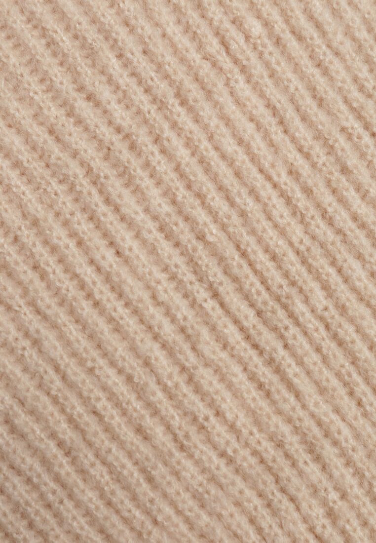 Pulover pe gât Bej 11