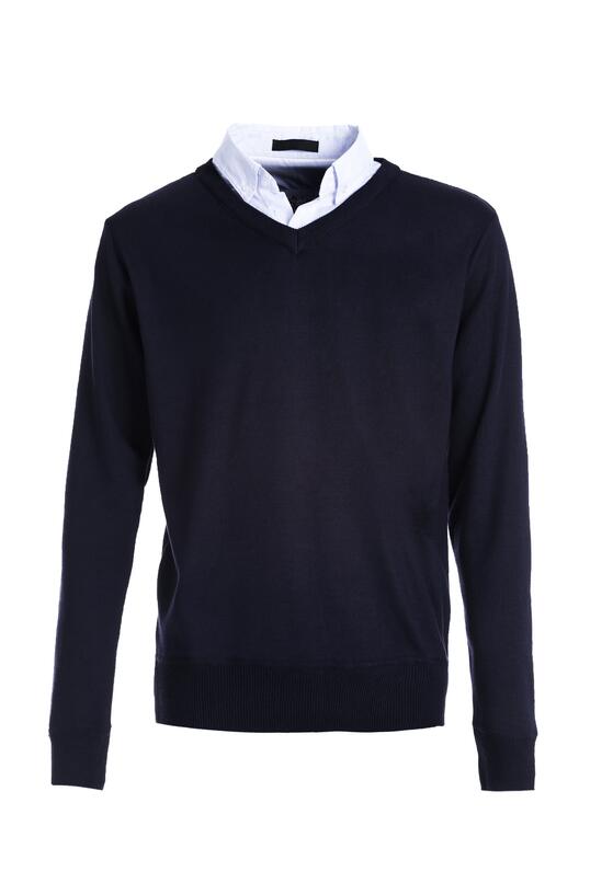 Granatowy Sweter Tivendale 5