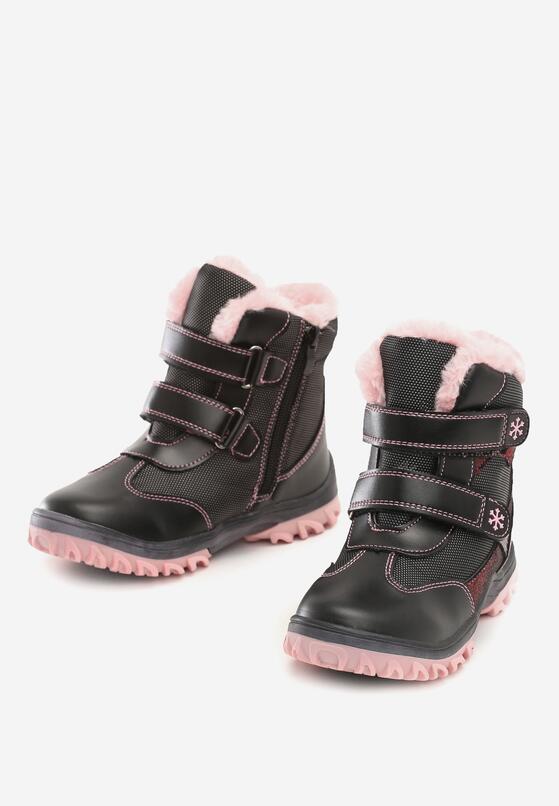 Bocanci Negru cu roz 2