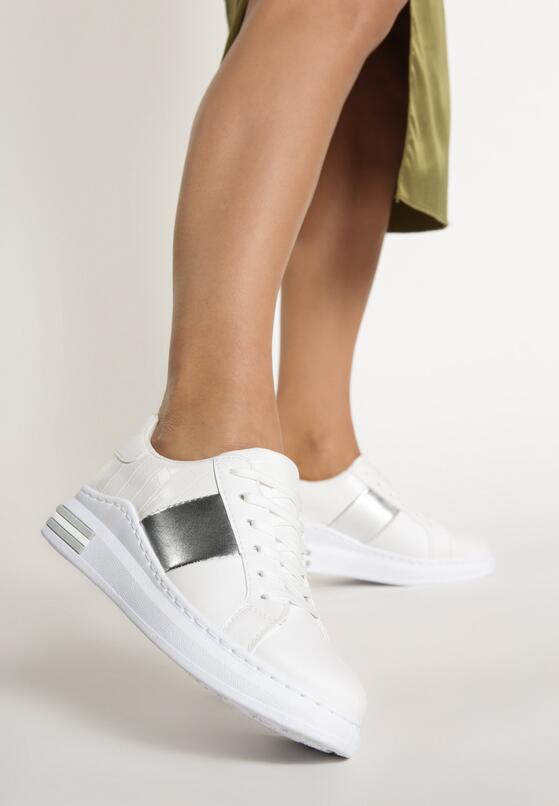 Białe Sneakersy Larson 1