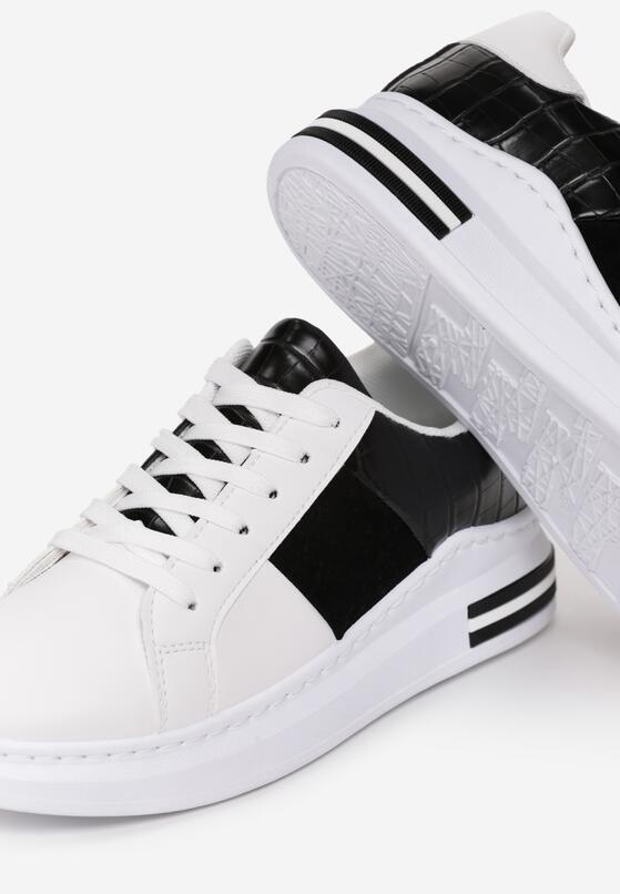 Biało-Czarne Sneakersy Larson 5