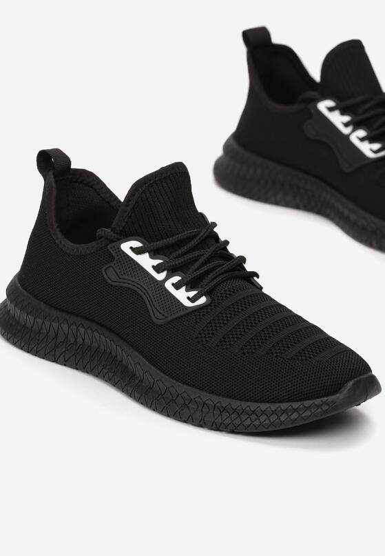 Czarno-Białe Buty Sportowe Thurdian 3