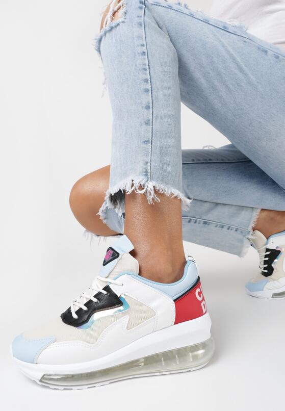 Biało-Niebieskie Sneakersy Chariclo 1