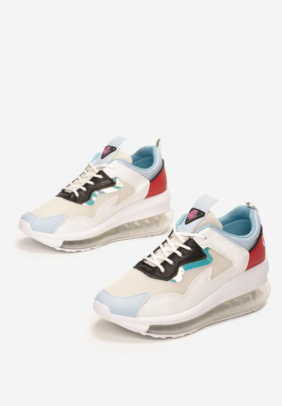 Biało-Niebieskie Sneakersy Chariclo 4