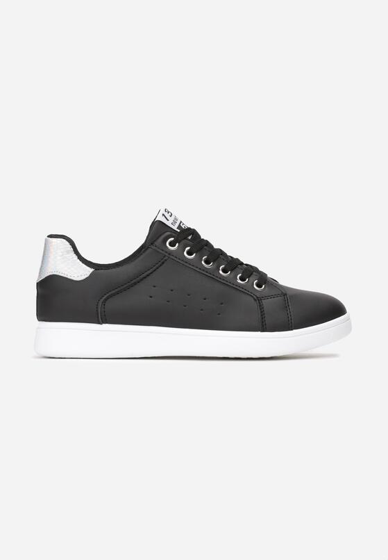 Czarno-Srebrne Trampki Folmar 3