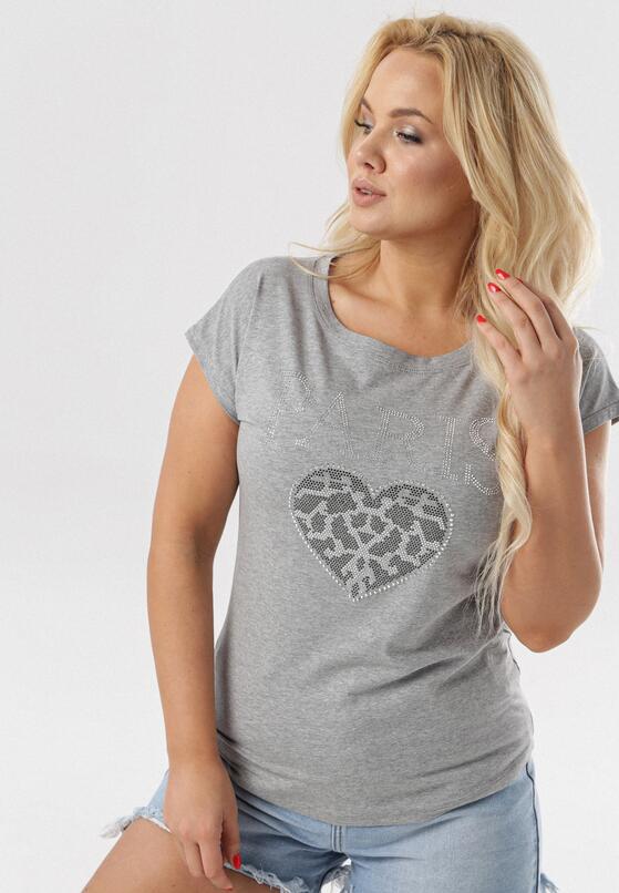 Szary T-shirt Raine 1