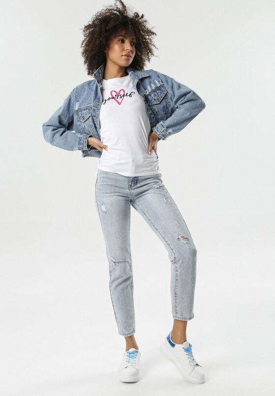 Biały T-shirt Nyshophia 2