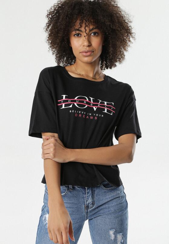 Czarny T-shirt Anthiphoia 1